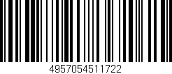 Código de barras (EAN, GTIN, SKU, ISBN): '4957054511722'