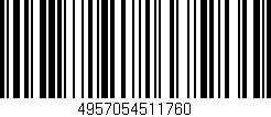 Código de barras (EAN, GTIN, SKU, ISBN): '4957054511760'