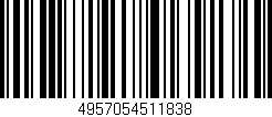 Código de barras (EAN, GTIN, SKU, ISBN): '4957054511838'