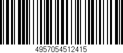 Código de barras (EAN, GTIN, SKU, ISBN): '4957054512415'