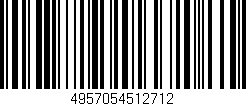 Código de barras (EAN, GTIN, SKU, ISBN): '4957054512712'