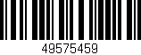 Código de barras (EAN, GTIN, SKU, ISBN): '49575459'