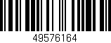 Código de barras (EAN, GTIN, SKU, ISBN): '49576164'