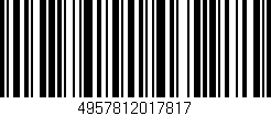 Código de barras (EAN, GTIN, SKU, ISBN): '4957812017817'