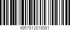 Código de barras (EAN, GTIN, SKU, ISBN): '4957812018081'