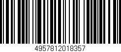 Código de barras (EAN, GTIN, SKU, ISBN): '4957812018357'