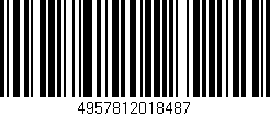 Código de barras (EAN, GTIN, SKU, ISBN): '4957812018487'