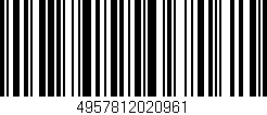 Código de barras (EAN, GTIN, SKU, ISBN): '4957812020961'