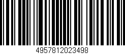 Código de barras (EAN, GTIN, SKU, ISBN): '4957812023498'