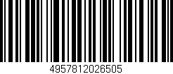 Código de barras (EAN, GTIN, SKU, ISBN): '4957812026505'