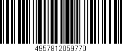 Código de barras (EAN, GTIN, SKU, ISBN): '4957812059770'
