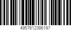 Código de barras (EAN, GTIN, SKU, ISBN): '4957812386197'