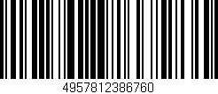 Código de barras (EAN, GTIN, SKU, ISBN): '4957812386760'