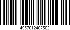 Código de barras (EAN, GTIN, SKU, ISBN): '4957812407502'