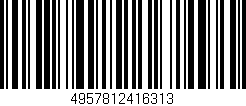 Código de barras (EAN, GTIN, SKU, ISBN): '4957812416313'