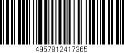 Código de barras (EAN, GTIN, SKU, ISBN): '4957812417365'