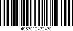 Código de barras (EAN, GTIN, SKU, ISBN): '4957812472470'