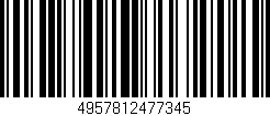 Código de barras (EAN, GTIN, SKU, ISBN): '4957812477345'