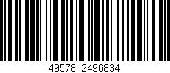 Código de barras (EAN, GTIN, SKU, ISBN): '4957812496834'