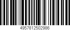 Código de barras (EAN, GTIN, SKU, ISBN): '4957812502986'