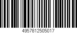Código de barras (EAN, GTIN, SKU, ISBN): '4957812505017'
