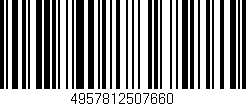 Código de barras (EAN, GTIN, SKU, ISBN): '4957812507660'