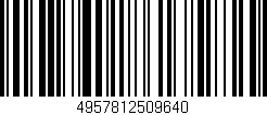 Código de barras (EAN, GTIN, SKU, ISBN): '4957812509640'