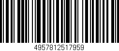 Código de barras (EAN, GTIN, SKU, ISBN): '4957812517959'