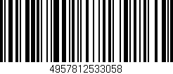 Código de barras (EAN, GTIN, SKU, ISBN): '4957812533058'