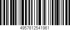 Código de barras (EAN, GTIN, SKU, ISBN): '4957812541961'