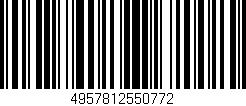 Código de barras (EAN, GTIN, SKU, ISBN): '4957812550772'