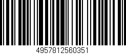 Código de barras (EAN, GTIN, SKU, ISBN): '4957812560351'