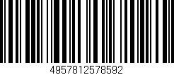 Código de barras (EAN, GTIN, SKU, ISBN): '4957812578592'