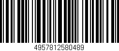 Código de barras (EAN, GTIN, SKU, ISBN): '4957812580489'