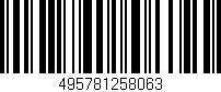 Código de barras (EAN, GTIN, SKU, ISBN): '495781258063'