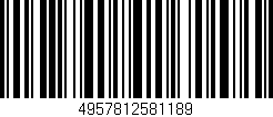 Código de barras (EAN, GTIN, SKU, ISBN): '4957812581189'