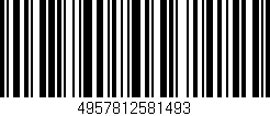 Código de barras (EAN, GTIN, SKU, ISBN): '4957812581493'