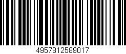 Código de barras (EAN, GTIN, SKU, ISBN): '4957812589017'