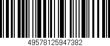 Código de barras (EAN, GTIN, SKU, ISBN): '49578125947382'