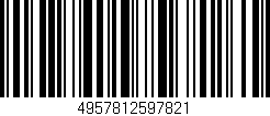 Código de barras (EAN, GTIN, SKU, ISBN): '4957812597821'