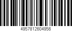 Código de barras (EAN, GTIN, SKU, ISBN): '4957812604956'