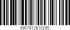 Código de barras (EAN, GTIN, SKU, ISBN): '4957812610285'