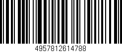 Código de barras (EAN, GTIN, SKU, ISBN): '4957812614788'
