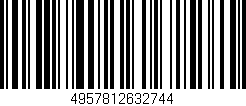 Código de barras (EAN, GTIN, SKU, ISBN): '4957812632744'