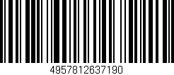Código de barras (EAN, GTIN, SKU, ISBN): '4957812637190'