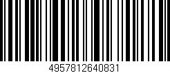 Código de barras (EAN, GTIN, SKU, ISBN): '4957812640831'