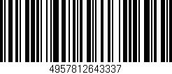 Código de barras (EAN, GTIN, SKU, ISBN): '4957812643337'