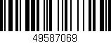 Código de barras (EAN, GTIN, SKU, ISBN): '49587069'