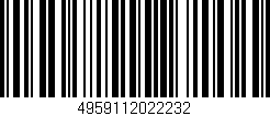 Código de barras (EAN, GTIN, SKU, ISBN): '4959112022232'