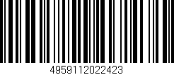 Código de barras (EAN, GTIN, SKU, ISBN): '4959112022423'